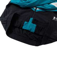 Under Armour 男友风男士时尚潮流编织夹克，舒适户外休闲外套 - 藍色/白色/黑色 - 查看 5