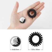 10/20 Pcs Spiral Hair Ties Spiral Hair Ties For Women Ponytail Holder Spiral Rubber Band For Hair Spring Rubber Band Ponytail Holders Hair Elastics Hair Rubber Bands Scrunchies Hair Rope Elastic Hair Tie