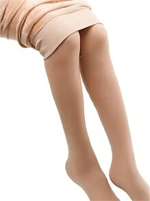 一双300克加厚保暖连裤袜或200克薄款加厚绒面连裤袜，大码，女士冬季保暖半透明连裤袜，保暖加厚长款连裤袜，绒面加厚连裤袜，保暖连裤袜，不透明冬季保暖加厚连裤袜，舒适保暖 - 彩色 - 查看 30