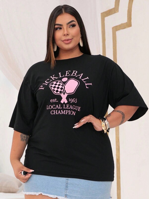 Camiseta Feminina Oversized Silk Plus Size