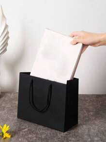 黑色 5 件/套、10 件/套礼品纸袋、服装袋、大理石花纹礼品袋、垂直黑色纸袋、派对用品、生日礼物纸袋、节日派对外包装、婚礼、袋子、生日、生日、派对、派对装饰、单身派对、小礼品袋、便宜的东西、单身派对、小礼品袋、礼物、白色、牛皮纸、秋季装饰家居、节日装饰家居；生日礼物、牛皮纸袋、一岁生日、圣诞节、圣诞礼物、圣诞礼品袋、大圣诞盒、粉色圣诞包装纸、小礼品盒 - 黑色 - 查看 5