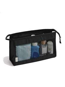 Set organizator de călătorie din 9 piese: pungi portabile de depozitare, geantă de machiaj cu separare uscată și umedă, husă multifuncțională pentru tampon sanitar, organizator modern minimalist, geantă de toaletă cu compartiment pliabil, husă pentru pantofi pentru îmbrăcăminte exterioară, lenjerie de corp, pantofi, bijuterii, paletă de fard de pleoape, pensule de machiaj, ruj, fard de sprâncene, creion, creion, powder. Vibrații - Multicolor - Vizualizare 20