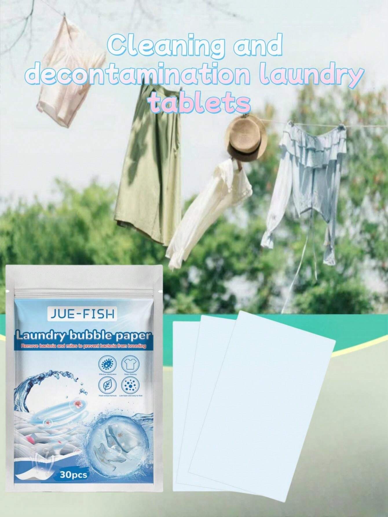 Washing Bubble Paper Cleaning StainRemoving Concentrated Washing