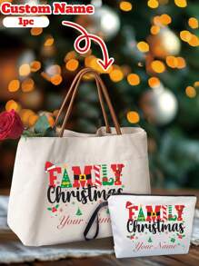 1 túi vải tote đựng quà Giáng sinh tùy chỉnh cho lễ hội hóa trang Trick Or Treating, túi kẹo Goodie Giáng sinh, túi quà Giáng sinh, túi vải canvas tái sử dụng đựng đồ dùng cho tiệc cho trẻ em, túi đựng đồ ăn nhẹ có quai xách, túi vải tote Giáng sinh có thể tái sử dụng đựng đồ dùng cho lễ hội hóa trang Trick Or Treating, túi mua sắm tạp hóa và nhiều đồ dùng khác cho Giáng sinh, túi vải tote cá nhân hóa cho phụ nữ đi làm, quà tặng có tên cá nhân hóa cho phụ nữ, quà tặng phù dâu cá nhân hóa quà tặng cho ngày cưới - trắng - Xem 9