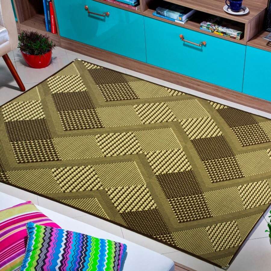 Sisal Rug 2.00 X 2.50 Living Room Bedroom Modern 100% Non-Slip Hotel - S-621-Thuốc lá - Xem 1