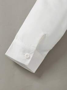 Young Boy Formal Suits Set - Long Sleeve Shirt And Waistcoat Jacket And Detachable Suspender Pants, Stylish School/Party/Wedding Outfit - White - View 7