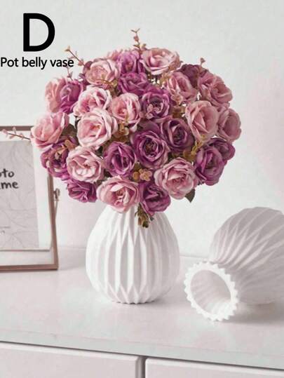 Piece Of Artificial Flower Plastic Vase (Only The Vase), Weddings, Rooms, Hotels, Parties, Events, s. view 3