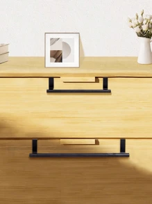 1 szt. czarny pojedynczy wieszak na ręczniki, wieszak na tył szafki, drążek na ręczniki bez wiertarki