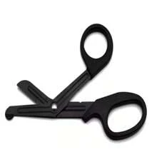 Tesoura Bandagem Tatica Aph Primeiros Socorros Resgate. - Preto - Visão 7