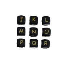 26 stuks 12 mm levendige gemengde siliconen letterkralen voor creatieve doe-het-zelf handgemaakte sieraden maken - perfect voor sleutelhangers, mobiele telefoonkettingen, armbanden en kettingen - duurzame, waterdichte en gemakkelijk te gebruiken sieradenbenodigdheden