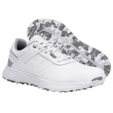 Fashionable Outdoor Sports Men's Golf Shoes With Nail Free Straps And Waterproof Men's Sports Golf Specific Sports Shoes - 白色 - 查看 9