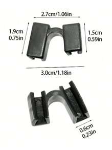 1/3/5/10PCS Beginner Plastic Chopstick Holder, Solid Color Reusable Chopstick Helper, Beginner Training Aid Tool, Suitable For All Ages, Reusable Kitchen Accessories, Help You Master The Use Of Chopsticks, Food Service Tools And Utensils.Christmas Gift - Black - View 7