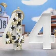 1 件 3D 数字 KT 板生日派对气球框架、生日周年装饰、求婚装饰、婚礼庆祝氛围装饰 - 彩色 - 查看 20