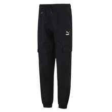 Puma Classics Cargo Pants WV 男士长裤跑步健身训练裤休闲运动裤 款式 536307-51 - 黑色 - 查看 1