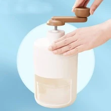 Triturador De Gelo Moedor Picador Manual Manivela Raspadinha - Branco - Visão 4