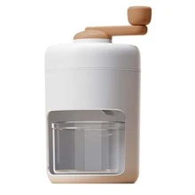 Triturador De Gelo Moedor Picador Manual Manivela Raspadinha - Branco - Visão 2