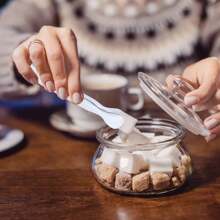 Mini Serving Tongs 1/12 Pcs, 4.3 Inches(About 10.9 Cm) Stainless Steel 304 Material Round Tip Ice Tongs, Appetizer Tongs, Silver Mini Ice Tongs, Tea Party Coffee Bar Desserts - Multicolor - View 8
