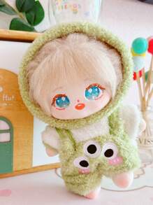 20cm Doll Clothes Set For Male & Female Dolls,  Animal Series Overalls (Doll Not Included)