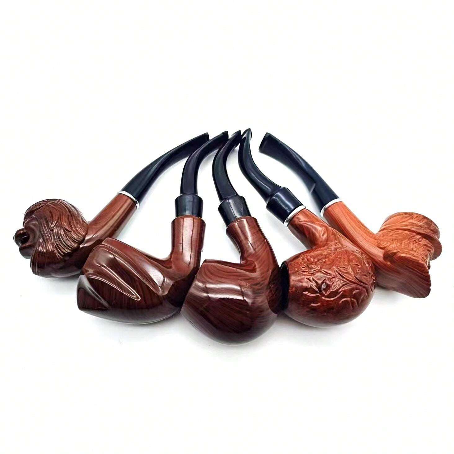 Assorted Shapes Brown Resin Tobacco Pipe, Smoking Accessories SHEIN EUR