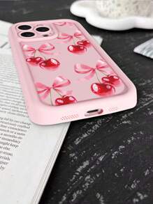 1 件蝴蝶和樱花闪光手机壳适用于 16e、13、15、15 Pro、14 Pro、14 Plus、7/8 Plus、11、12 Pro Max、13、14 Pro Max、S24、S23 - 粉色 - 查看 3
