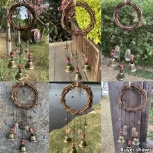 1PC Witch Bells Protection Door Hanger Hanging Witch Wiccan Decor Tree Wind Chimes Wiccan Decor Witchcraft Supplies Witches Bells For Door For Protection - Witch Bells - View 8