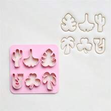 Geometric Hollow Earring DIY Mold, Soft Clay Earring Mold, Personalized Earring Gift