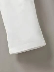 Young Boy Formal Suits Set - Long Sleeve Shirt And Waistcoat Jacket And Detachable Suspender Pants, Stylish School/Party/Wedding Outfit - White - View 11