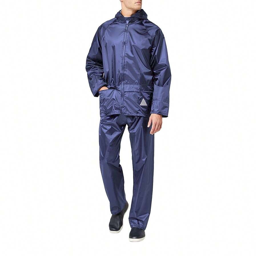 Result Mens Heavyweight Waterproof Rain Suit (Jacket & Trouser Suit) (Royal) - Royal Blue - View 1