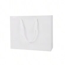 Bolsas de papel kraft con asas, bolsas de embalaje de regalo, bolsas de papel para tarjetas, Navidad