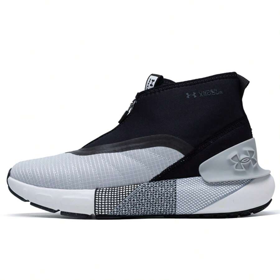 Under Armour 3026802-101 男女跑步鞋、运动鞋、训练鞋、户外慢跑鞋 - 灰色/黑色 - 查看 1
