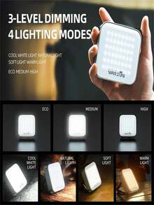 1 đèn lồng cắm trại LED sạc lại WARSUN 1000LM, năng lượng mặt trời 6000mAh, 4 chế độ sáng, chống nước IPX5, đèn khẩn cấp di động, chống bão, mất điện, đi bộ đường dài, cắm trại, sinh tồn ngoài trời, sử dụng tại nhà - CP36 - Xem 3