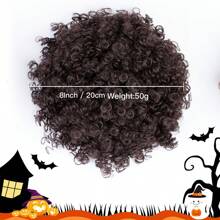 Puff Drawstring Ponytail Extension,Premium Short Synthetic Puff Ponytail For Natural Hair, Clip On Kinky Drawstring Curly Ponytail Bun Essential For Halloween, Christmas, And Parties.