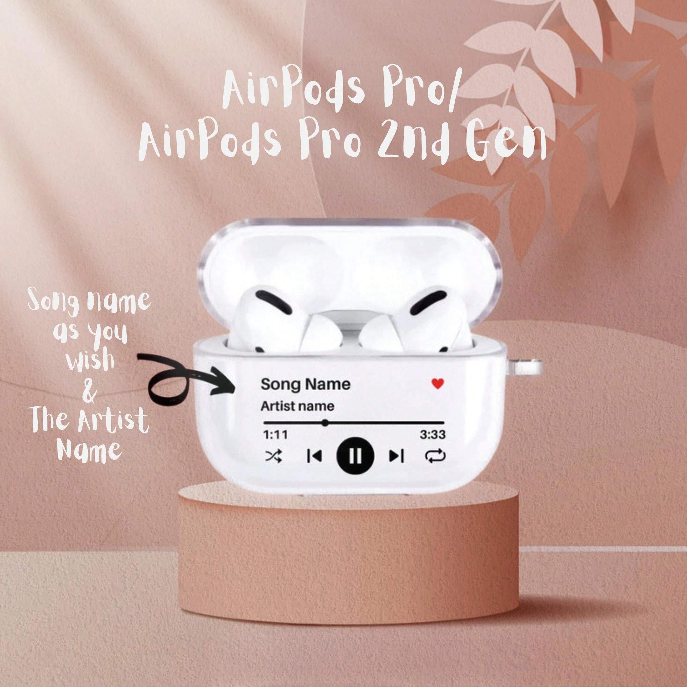 Custom Music Plaque AirPods Case Album Cover Compatible With Airpods 1