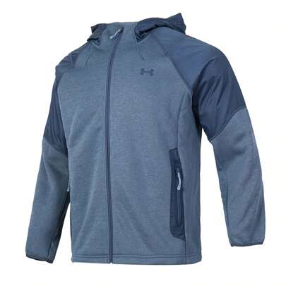 Under Armour 1357475-004 Boyfriend Style Men's Knitted Hooded Jacket, Minimalist Loose Comfortable Casual Sports Outerwear