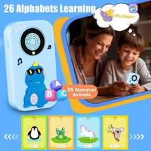 Juguete de teléfono inteligente para niños, regalos para niños y niñas de 3 a 10+ años, juguetes para Navidad y cumpleaños, teléfono de juguete con pantalla de 2.4", cámara dual, juegos, reloj despertador, luces intermitentes y reproductor de música