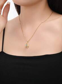 Collar personalizado, colgante de cámara magnética de moda, collar de proyección "Te amo" en 100 idiomas, collar personalizado con foto en blanco y negro como en las películas, grabado, regalo para novia, mamá, mejor amiga, para uso diario