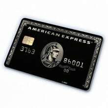 Sticker Para Tarjeta de amex Black centurion para Debito, credito o transporte alta calidad - Negro - Ver 2
