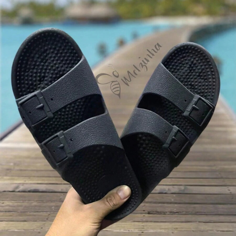 Birken Massage Slipper Women's Unisex Sandal Slide Lightweight And Comfortable - màu đen - Xem 1