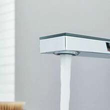 Galvanized Wash Basin Faucet, Wash Basin Faucet With LED Digital Display, Modern Wash Basin Faucet For The Bathroom - Silver - View 4