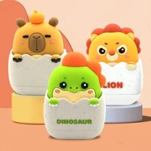 Con dấu động vật khủng long tên trẻ em tùy chỉnh, con dấu chống thấm nước cá nhân cho quần áo và con dấu mực cá nhân hóa quà tặng trang trí tiệc mừng em bé chào đời quà tặng đêm đông ý tưởng quà tặng mùa đông cho bé trai bé gái ngày lễ tình nhân - Nhiều màu - Xem 2