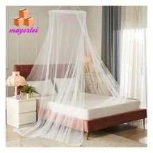 Mosquitera de malla con cúpula grande, mosquitera colgante para cama, tienda de campaña, repelente de insectos, protección para el hogar, dosel para cama, envío directo - Multicolor - Ver 1