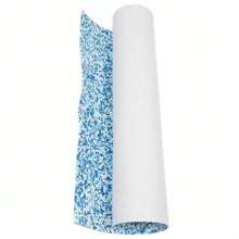 Futchoy Teca EVA Espuma Alfombra de Suelo para Barco Alfombrilla Antideslizante Azul Duradera 240 * 90 cm - Camuflaje azul y blanco - Ver 7