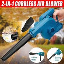 2-In-1 Cordless Vacuum Cleaner And Blower - Electric With 2 21v Batteries Dual Voltage Air Blower Durable And Durable - 藍色 - 查看 1