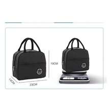 Portable Thermal Insulated Cooler Bag With Cartoon Pattern - màu đen - Xem 1