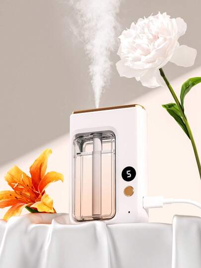 Wall-Mounted Automatic Aromatherapy Machine Hotel Timed Spray Diffuser Bathroom Deodorant Fragrance Machine Home Desktop Air Freshener Office Fragrance Machine Bedroom Silent Perfume Machine Living Room Perfume Diffuser Aromatherapy Essential Oil Diffuser Rechargeable 7 Working Modes 6 Essential Oils Optional White-Essential Oil Bottle Reusable Can Be Filled With Water, Essential Oils Gifts Birthday Graduation