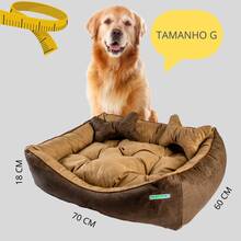 KARPPOVET Luxury Pet Dog Bed In Brown And Gray Suede, Comfort And Elegance For Your Pet, Luxurious Design, Durability, Easy To Wash, Superior Comfort - Rỉ Nâu - Xem 7