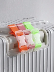 5 Piezas Correa de equipaje colorida, Correa de equipaje ajustable y portátil con hebilla de liberación para viajes, Accesorios de viaje para equipaje, Fácil de llevar, Correa práctica para transporte exterior para automóvil, Equipaje con correa de hebilla externa para equipaje, Correa colgante anti-pérdida para equipaje (Las letras del icono del producto son aleatorias) Artículos esenciales de viaje Suministros escolares de ejercicio Vacaciones Camping Artículos esenciales de vacaciones Bolsa de vacaciones para la escuela Accesorios escolares Cosas de la escuela - Multicolor - Ver 10