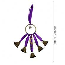 1PC Witch Bells Protection Door Hanger Hanging Witch Wiccan Decor Tree Wind Chimes Wiccan Decor Witchcraft Supplies Witches Bells For Door For Protection - Witch Bells - View 15