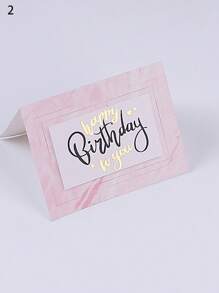10 PCS Foil Greeting Cards, Personalized Birthday Gift Cards, Birthday Cake Wishes Cards, Birthday Folded Greeting Cards Pieces, Simple Little Fresh Cards, Gifts Flower Shop, Wishes Birthday Cards For Friends And Family., Back To School Valentine Day