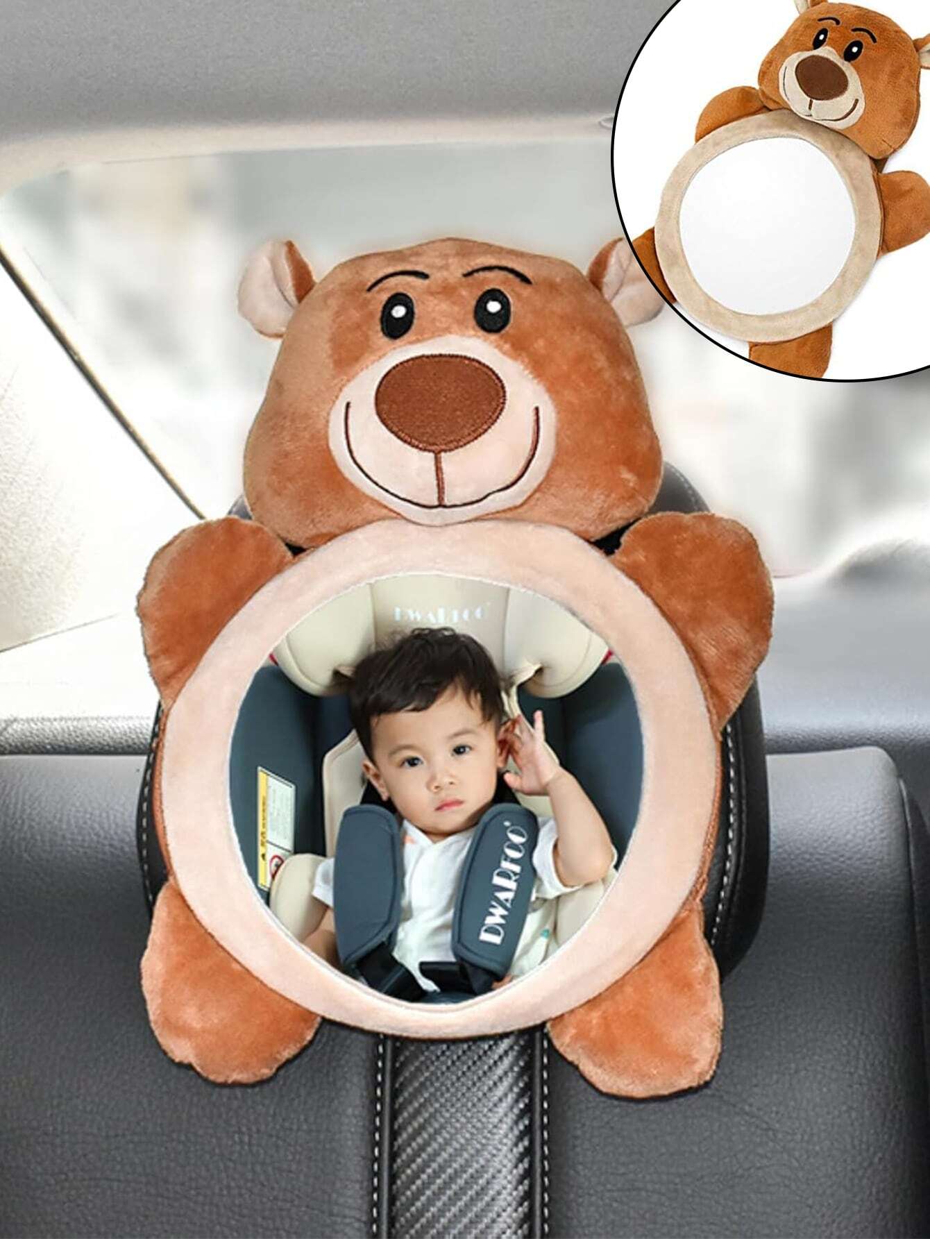 1 PC Baby Car Seat Mirror Back Seat Rear View Safety Mirror Adjustable